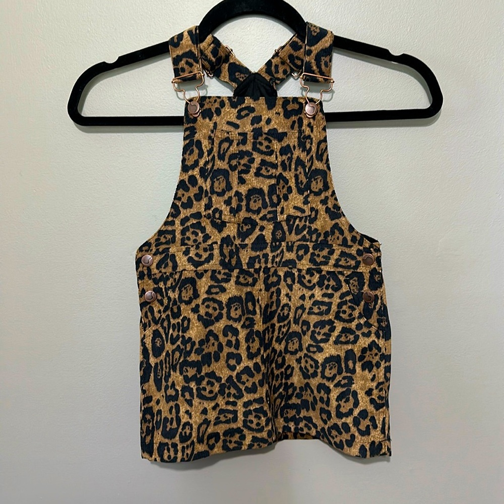 Joe’s, Girl’s, Leopard Print, Overall Dress, Size 6, Adorable!